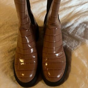 Stuart Weitzman platform bootie